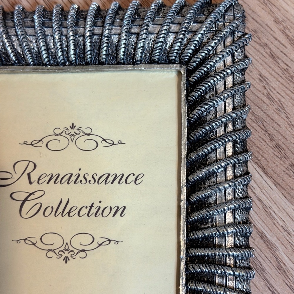 Ornate Silver Tone Floral Picture Frame - Silver Home Decor Renaissance Coll - Picture 7 of 11
